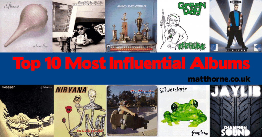 My Top Influential Albums Social Media Marketing Newcastle